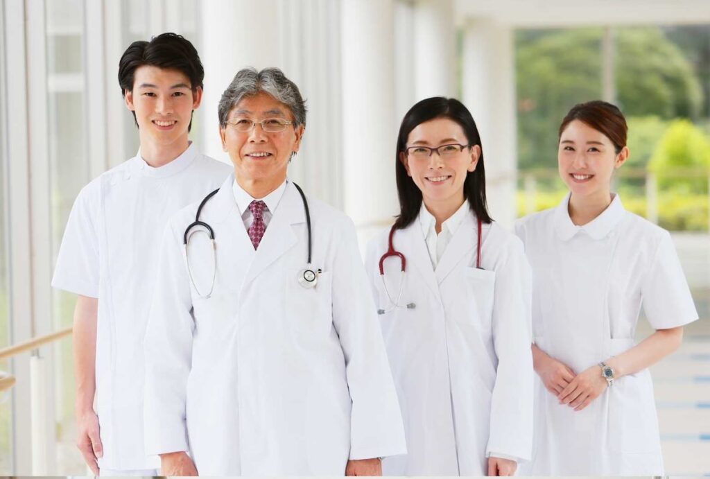 Japan medical staff