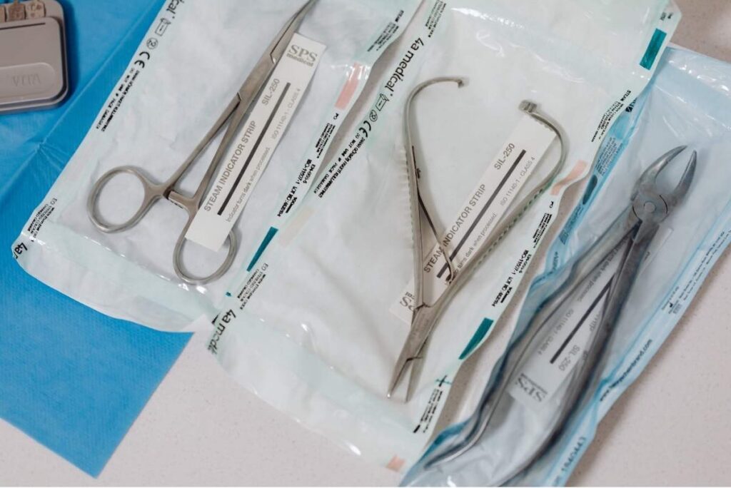 sterilized surgical instruments